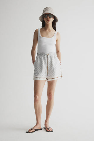 ELKA COLLECTIVE Lumi Short monogram print