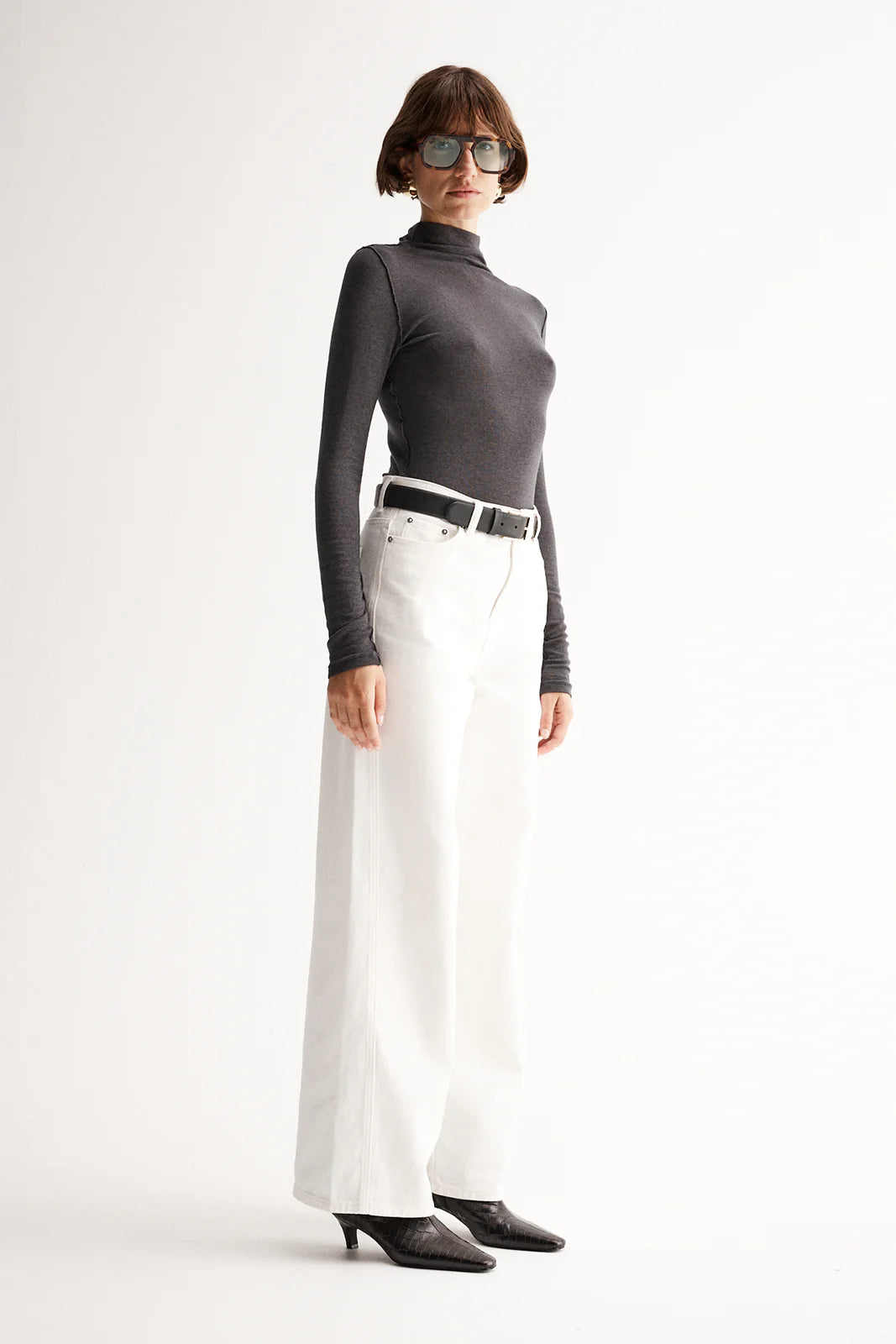 ELKA COLLECTIVE Coco LS Top charcoal