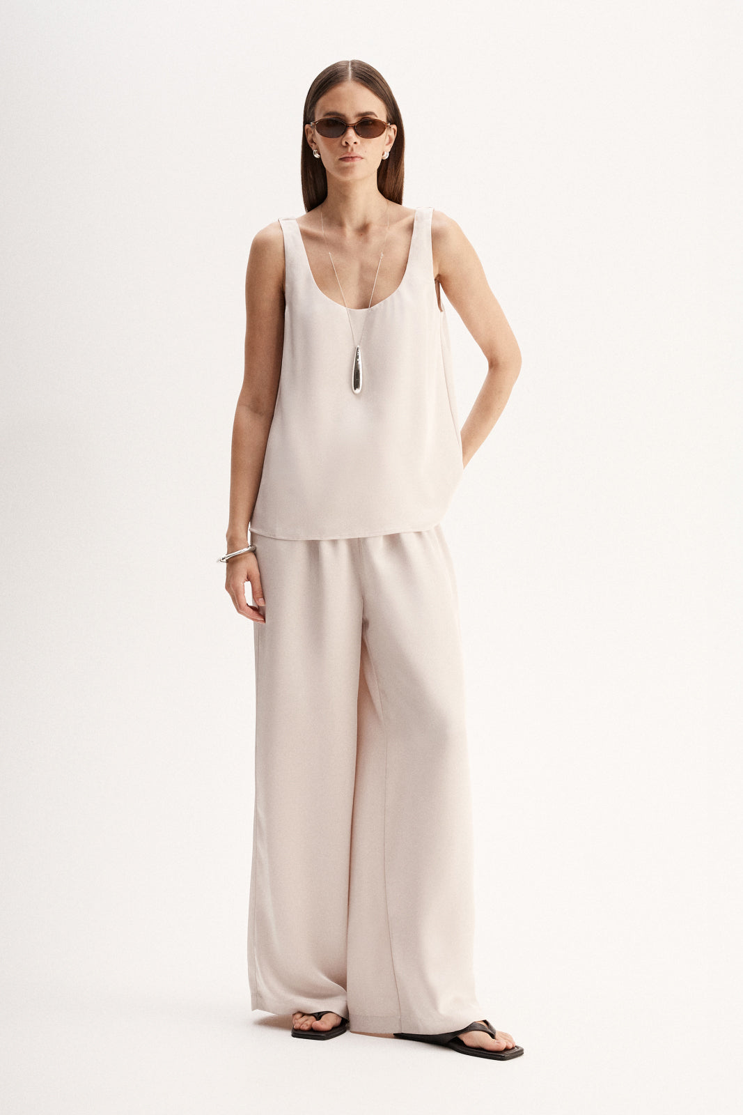 ELKA COLLECTIVE Mina Tank ecru