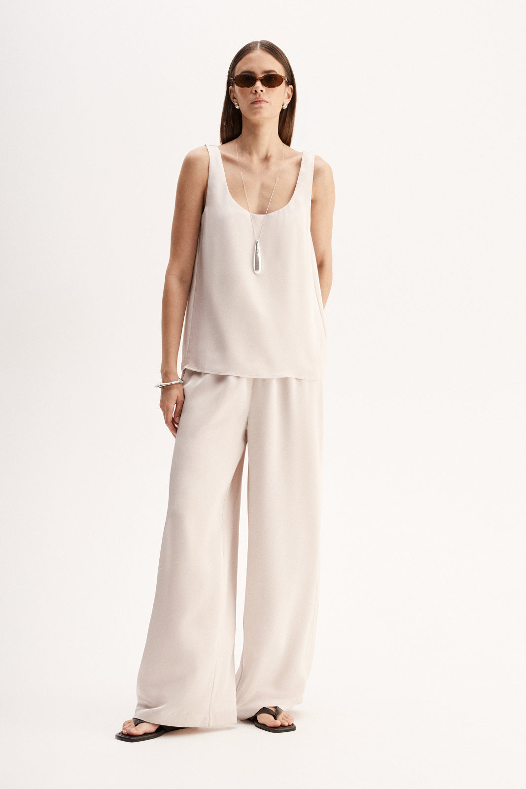 ELKA COLLECTIVE Mina Tank ecru