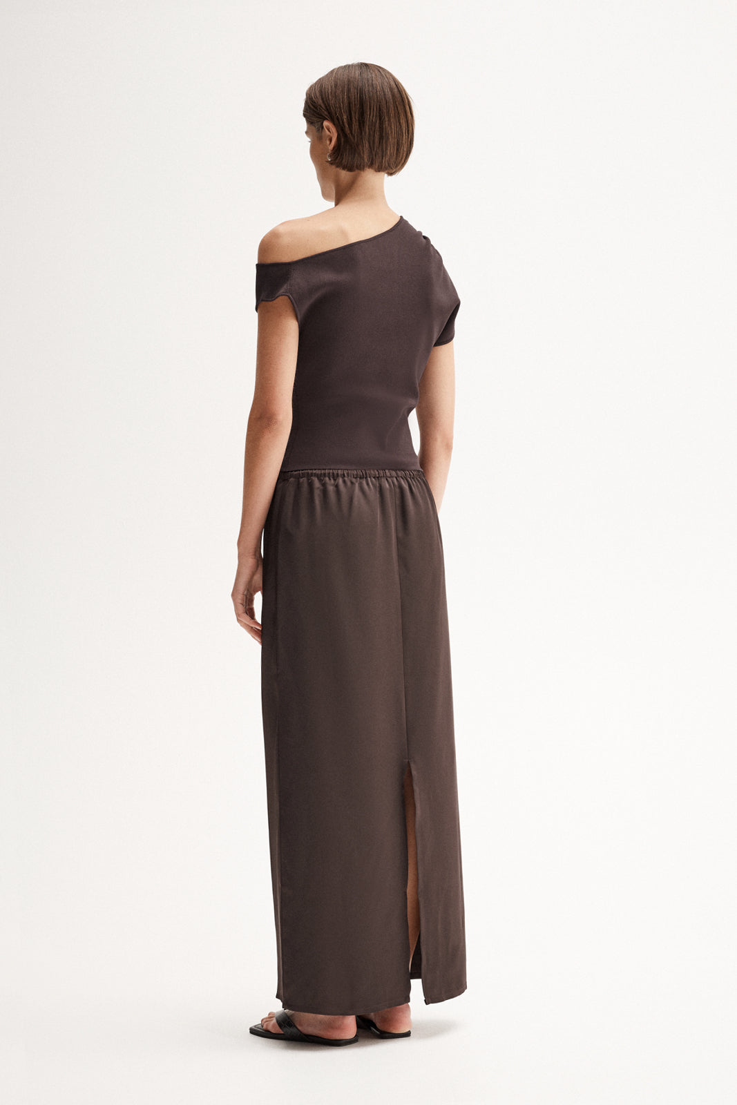 ELKA COLLECTIVE Mina Maxi Skirt chocolate