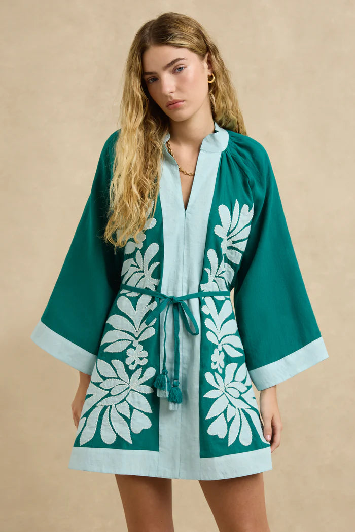 HANNAH ARTWEAR Lumi Dress flora green