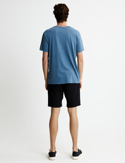 MR SIMPLE Hemp Tee washed slate