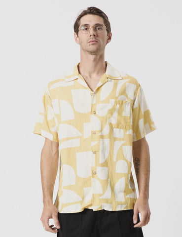 MR SIMPLE Cuban Bowler Shirt sunburst