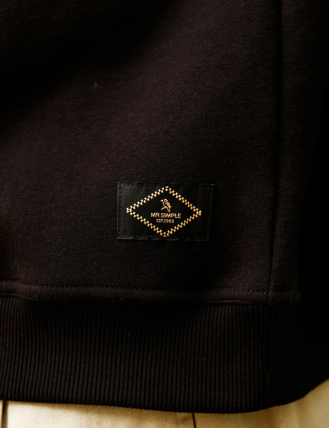 MR SIMPLE Simple Fleece Crew black