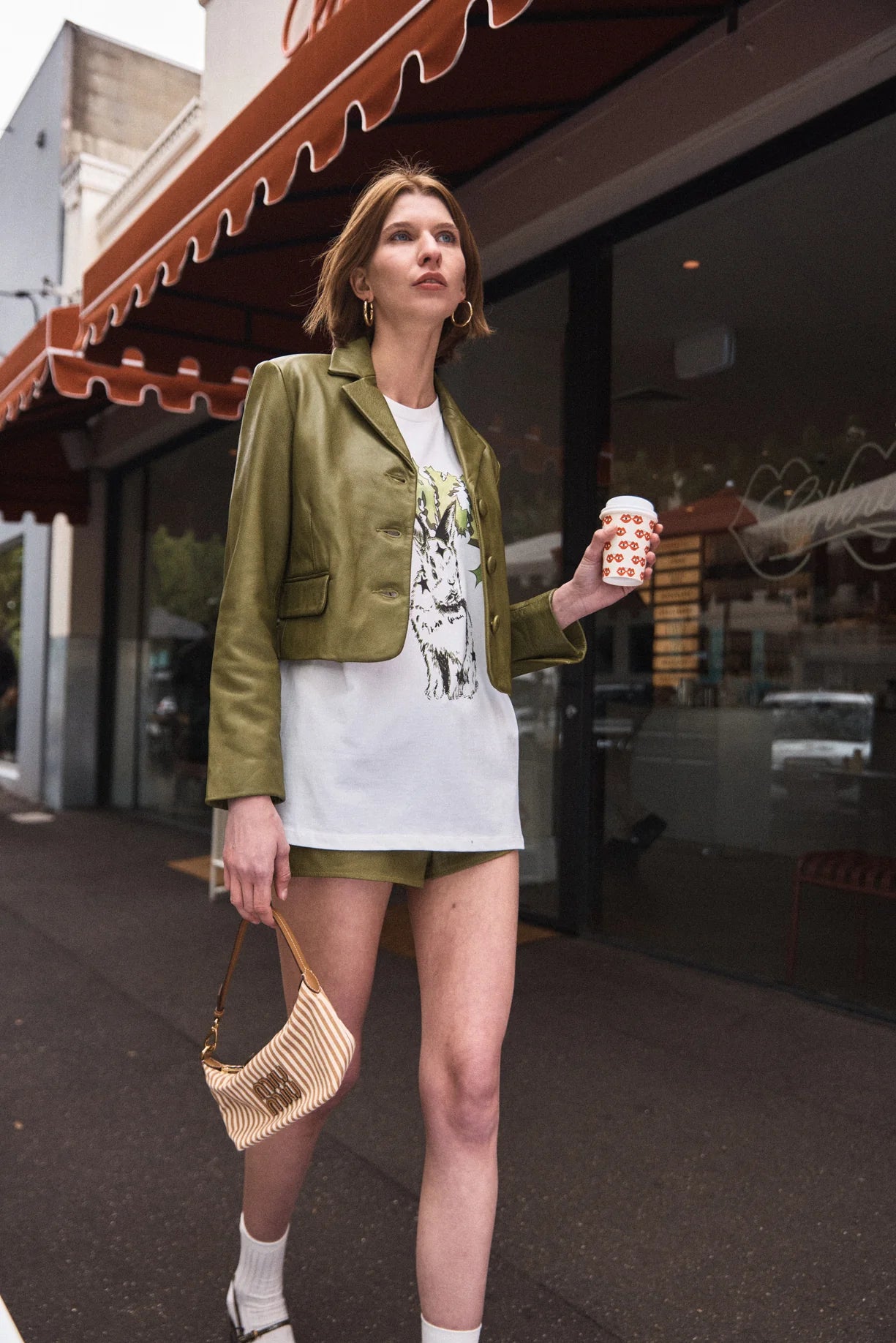 MAKU Bunny Oversize Tee white