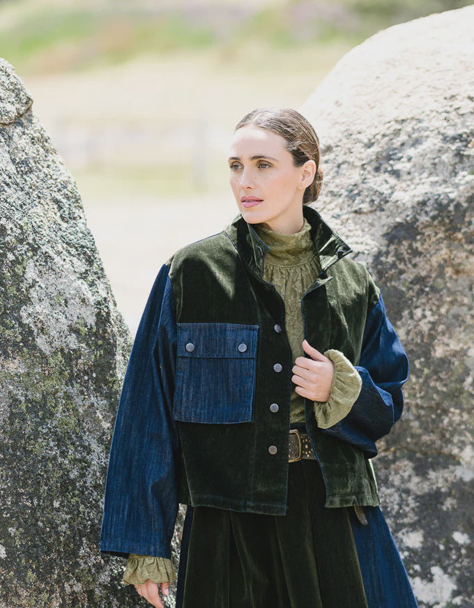 M.A. DAINTY Barnett Jacket moss