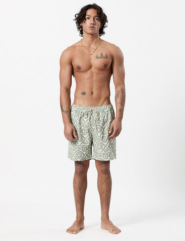 MR SIMPLE Modern Swim Short sage