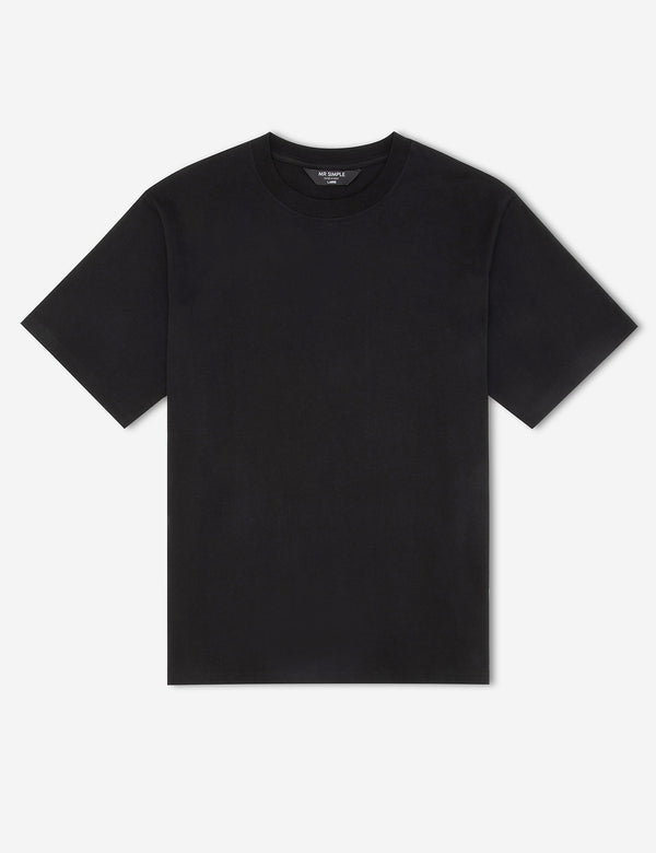 MR SIMPLE Heavy Weight Tee black