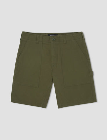 MR SIMPLE Carpenter Walk Short washed army