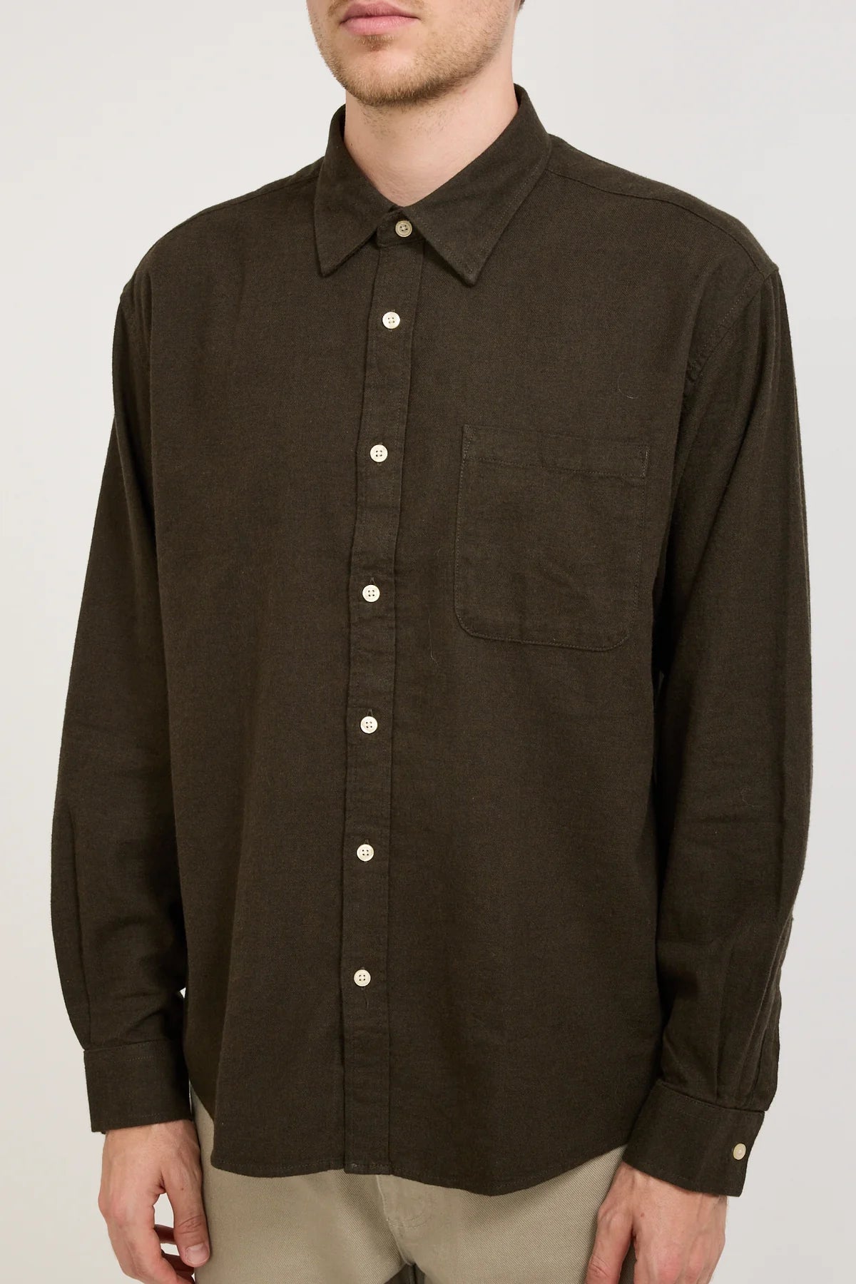 NN07 Cohen Shirt dark army