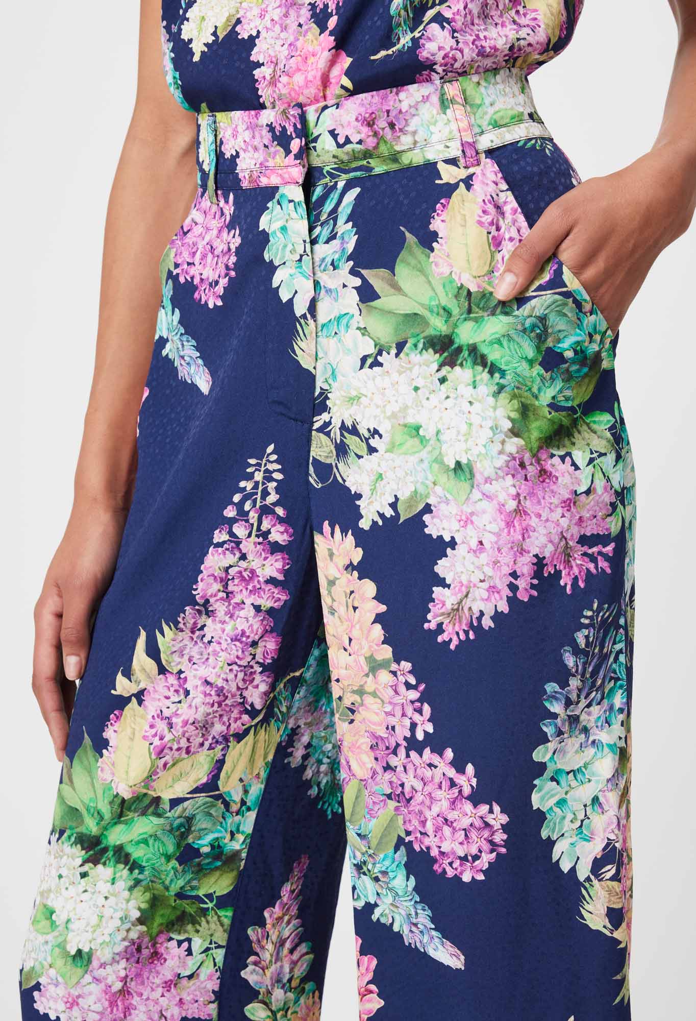 ONCE WAS Augustine Viscose Dobby Leg Pant