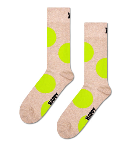 HAPPY SOCKS Jumbo Lime Dot Socks