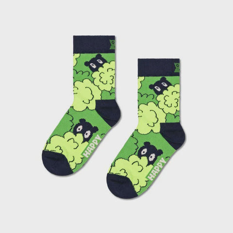 HAPPY SOCKS Kids Peekaboo Sock green