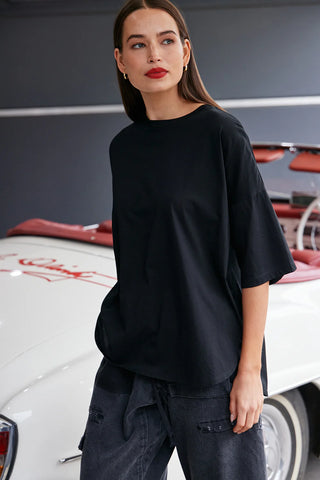 MA DAINTY Peony Top black