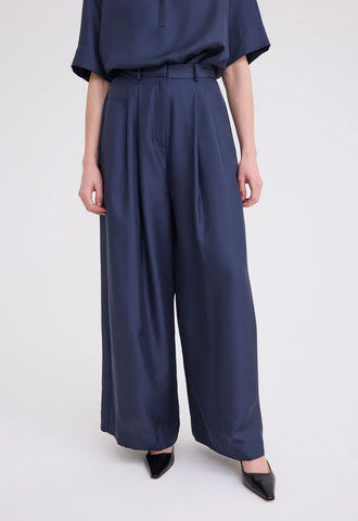 JAC + JACK Poirot Silk Twill Pant sly