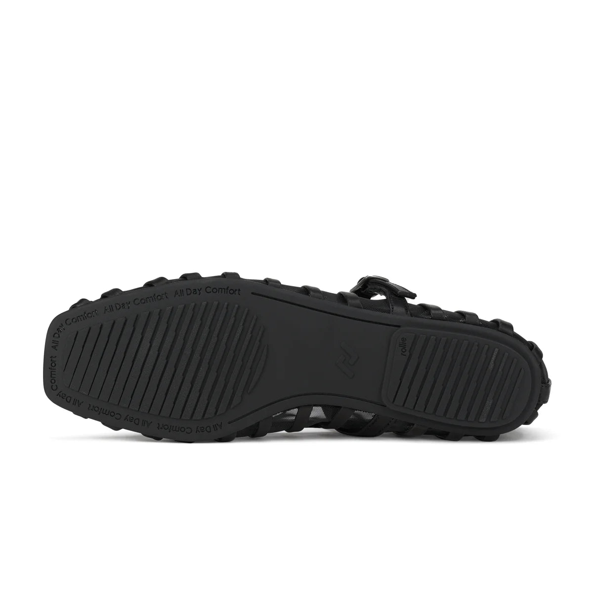 ROLLIE NATION Ballet Mary Jane Cage Mesh Black