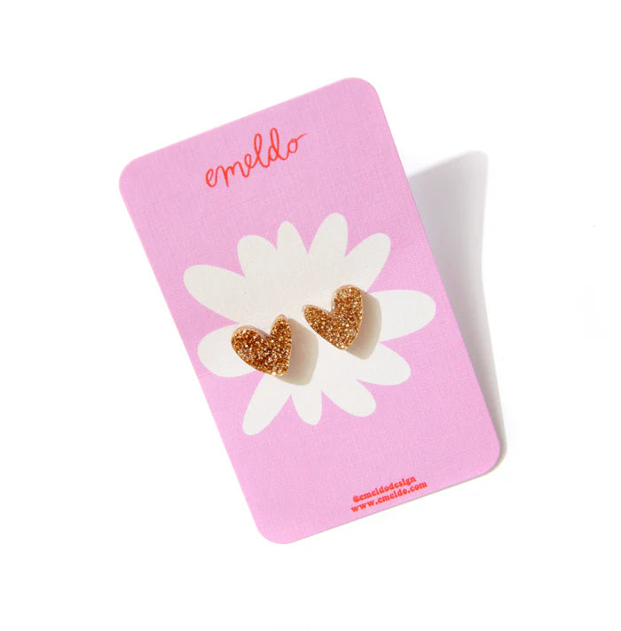 EMELDO DESIGN Heart Studs