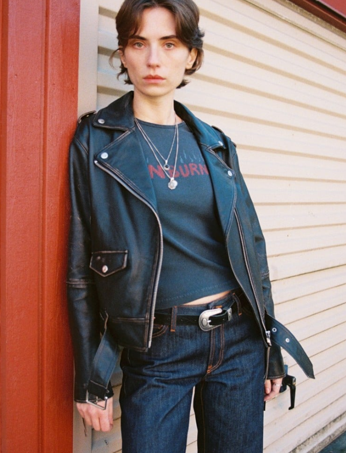 NUDIE JEANS  CO Eve Sunburns T-Shirt black