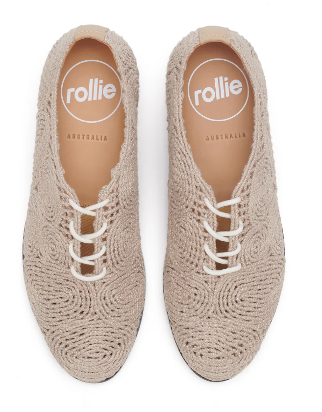 ROLLIE NATION Derby Weave taupe