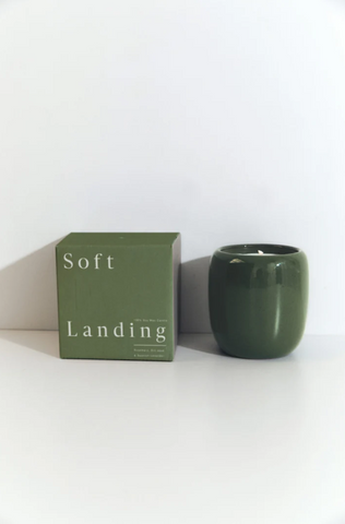 ADDITION STUDIO Ceramic Candle Green soft landing