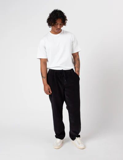 MR SIMPLE Burbank Cord Pant Elastic Waist brown