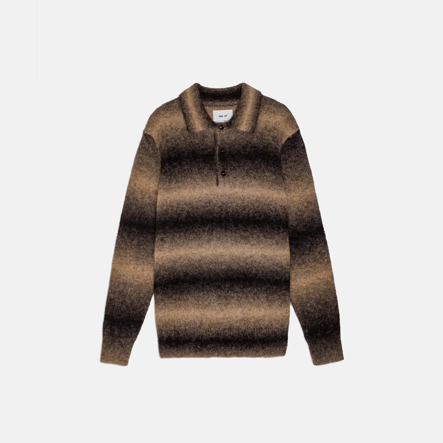 NN07 Alfie Long Sleeve Polo demitasse