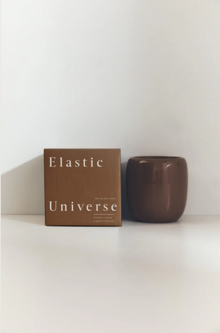 ADDITION STUDIO Ceramic Candle Brown elastic universe