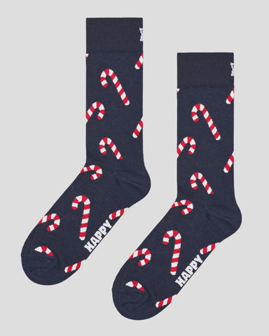 HAPPY SOCKS Candy Cane Sock navy