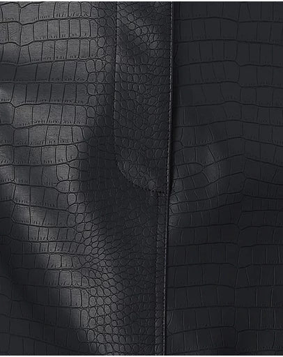 ELKA COLLECTIVE Akari Mini Skirt black croc