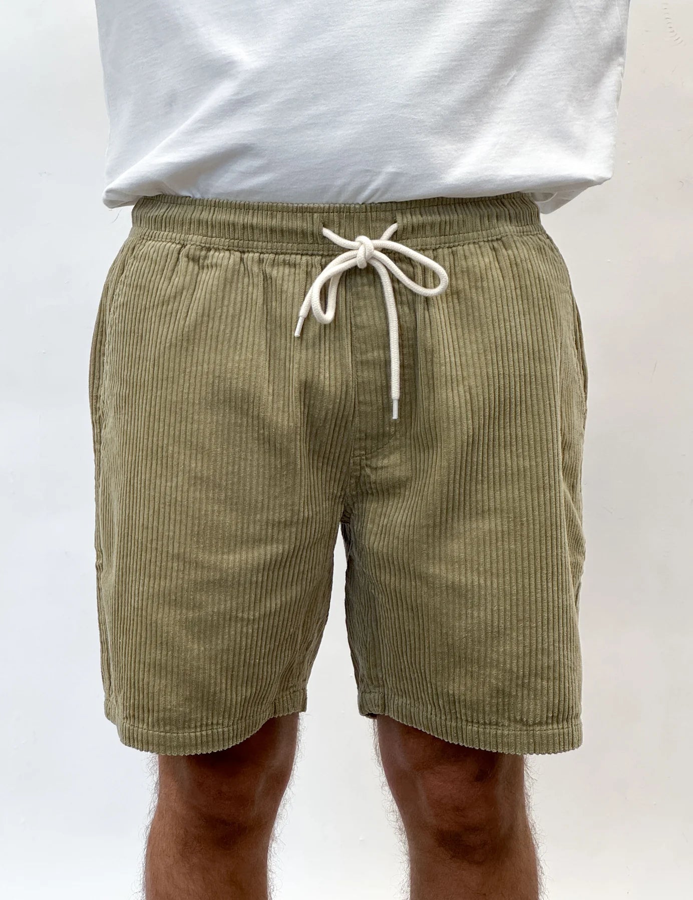 MR SIMPLE Burbank Cord Short slate green