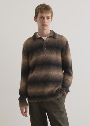 NN07 Alfie Long Sleeve Polo demitasse