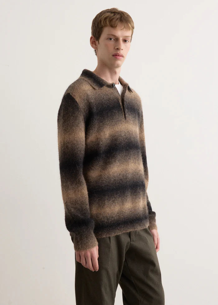 NN07 Alfie Long Sleeve Polo demitasse