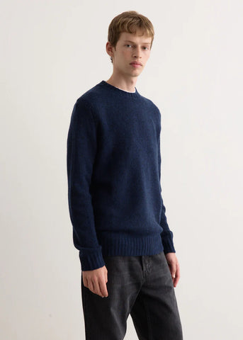 NN07 Lee Wool Blend Sweater navy blue