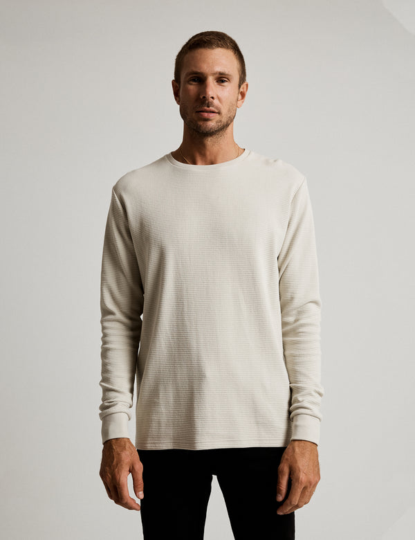 MR SIMPLE Smith LS Waffle vintage white