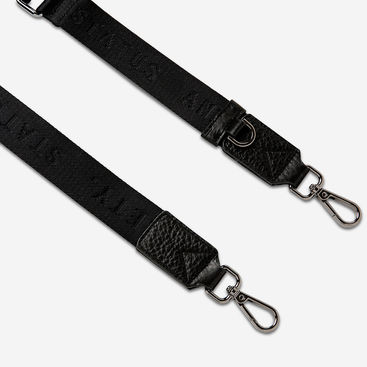 STATUS ANXIETY Webbed Strap Thin black