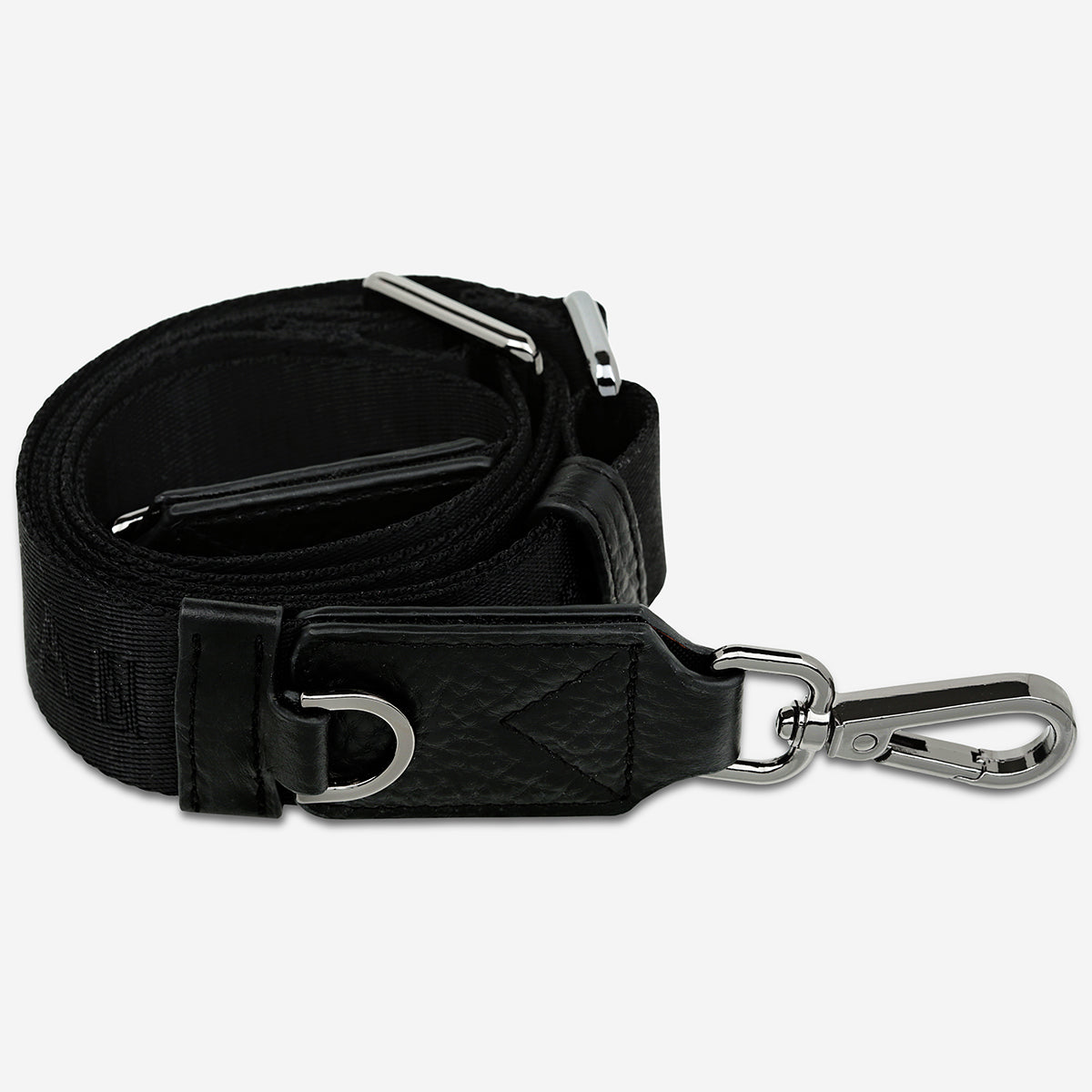 STATUS ANXIETY Webbed Strap Thin black