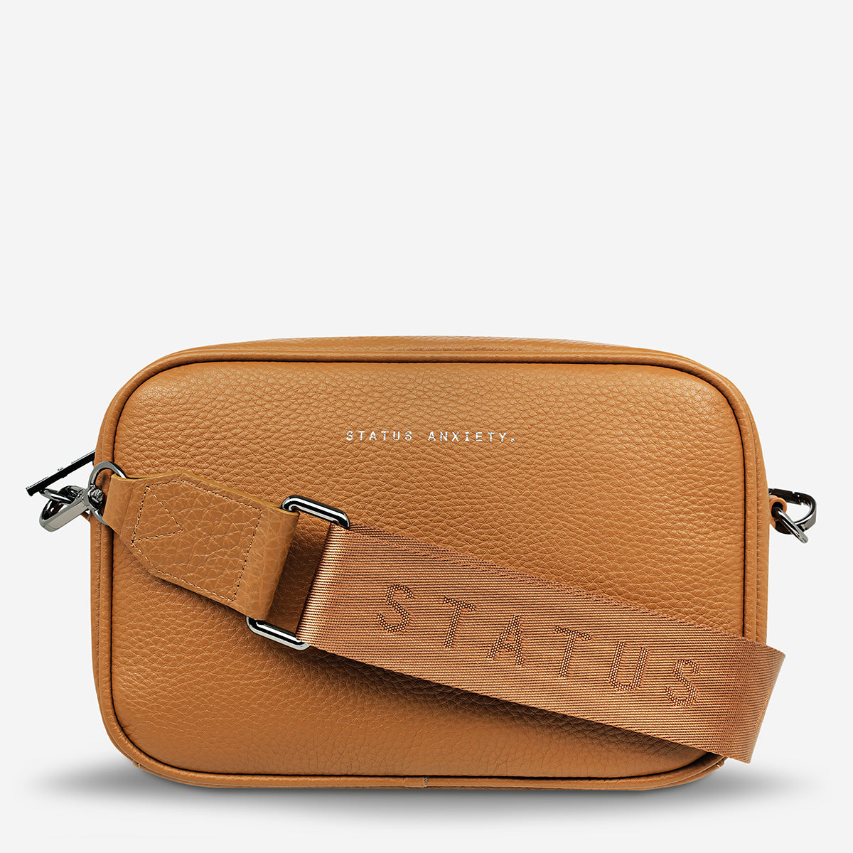 STATUS ANXIETY Plunder With Webbed Strap camel