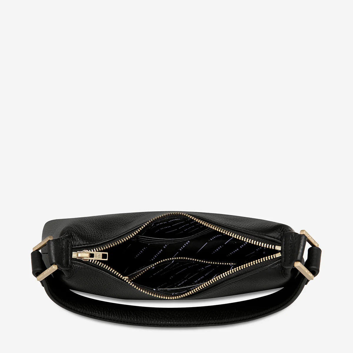 STATUS ANXIETY Reverie Bag black brushed gold