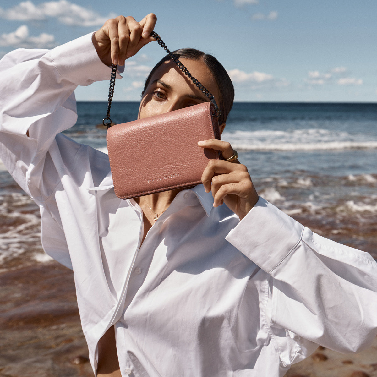 STATUS ANXIETY She Burns dusty rose