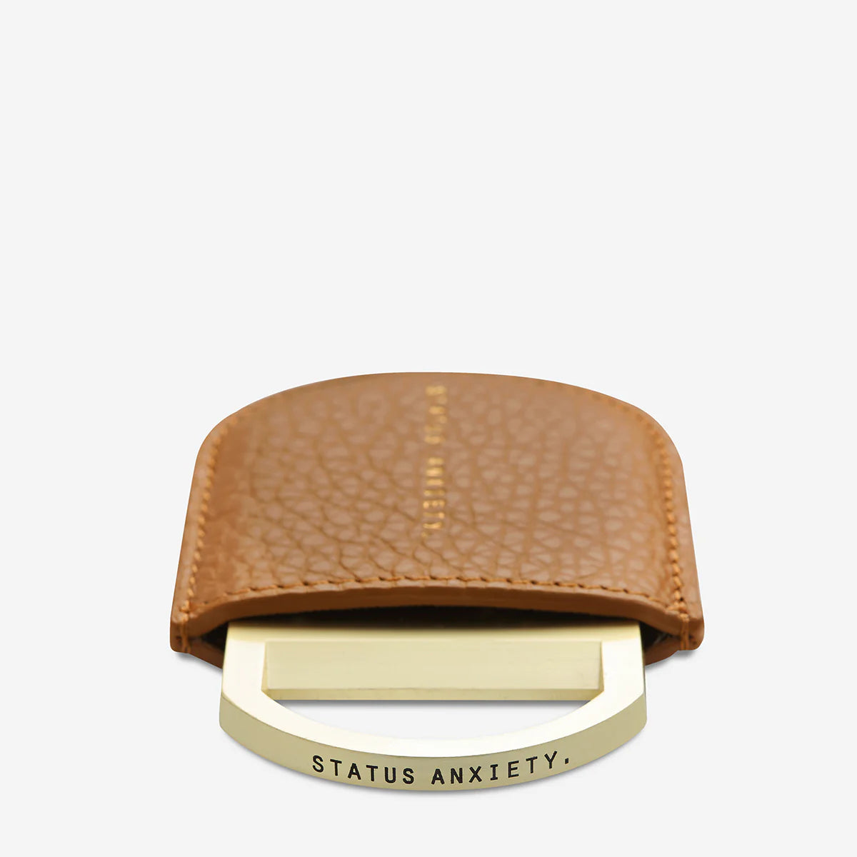 STATUS ANXIETY Settle The Score Bottle Opener tan