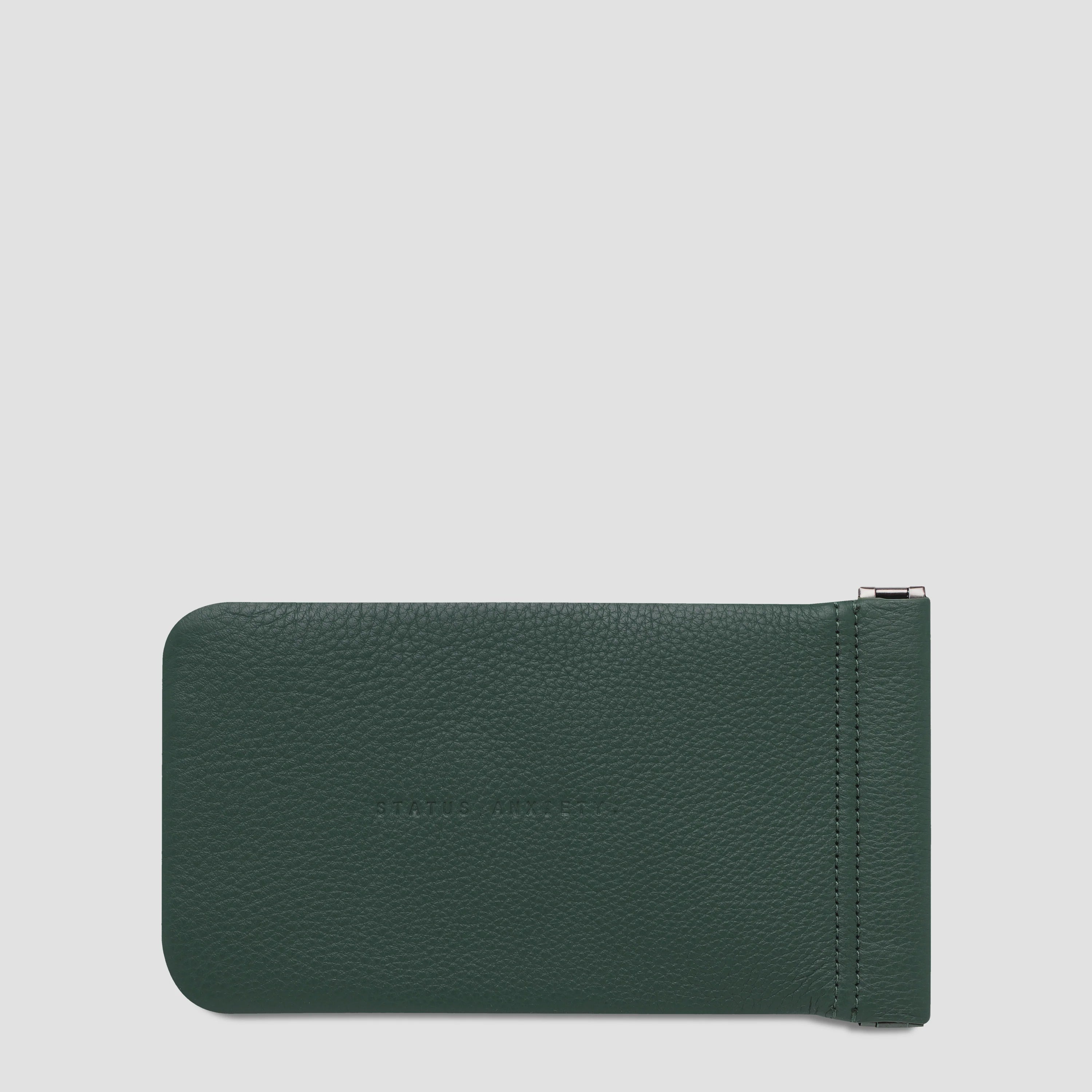 STATUS ANXIETY Keepsake Sunglasses Pouch teal