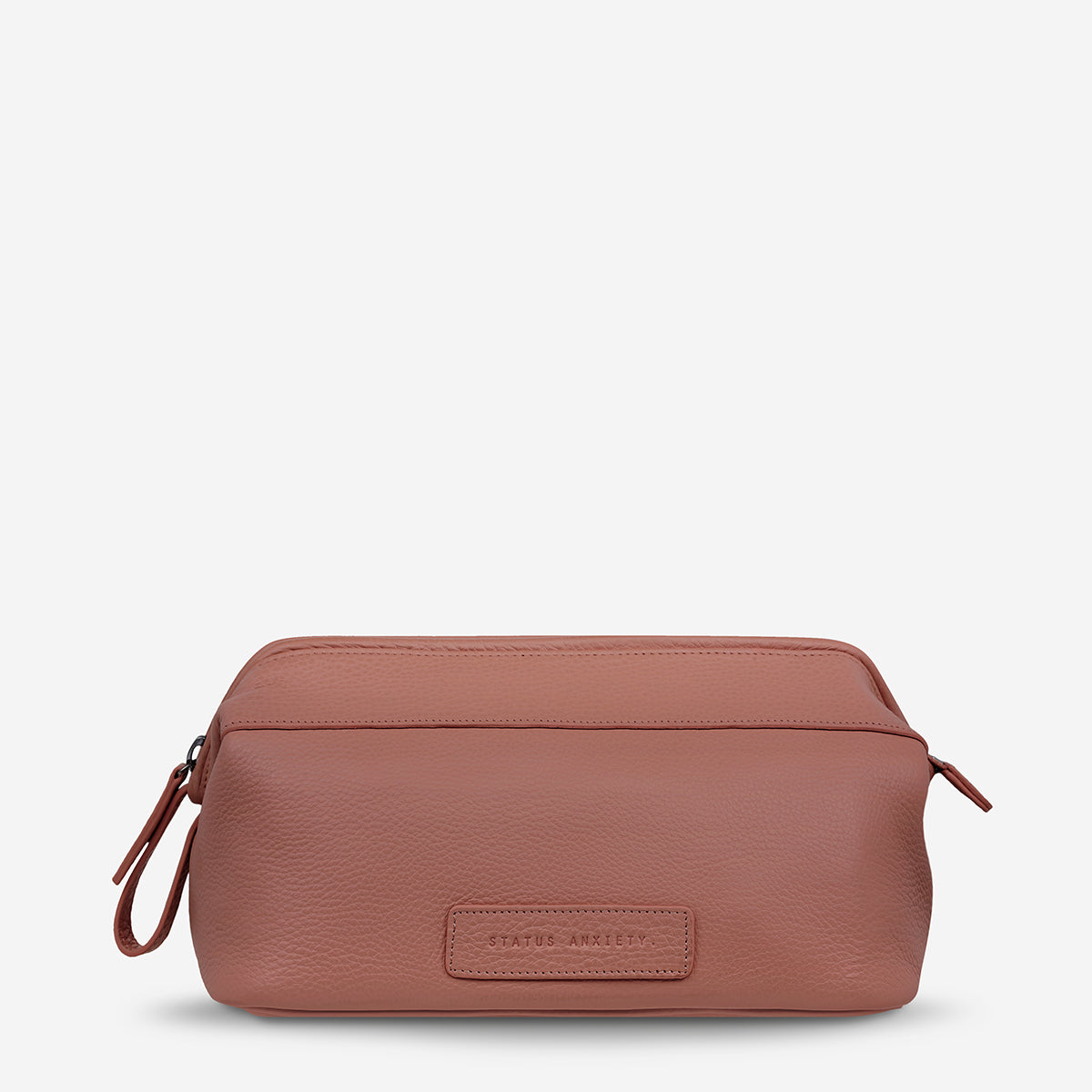 STATUS ANXIETY Liability Toiletries Bag dusty rose