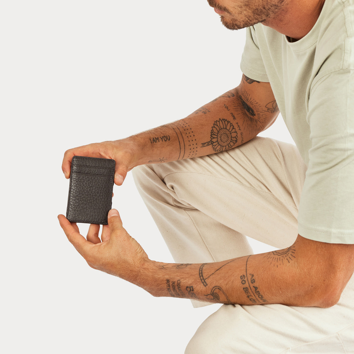 STATUS ANXIETY Flip Wallet chocolate