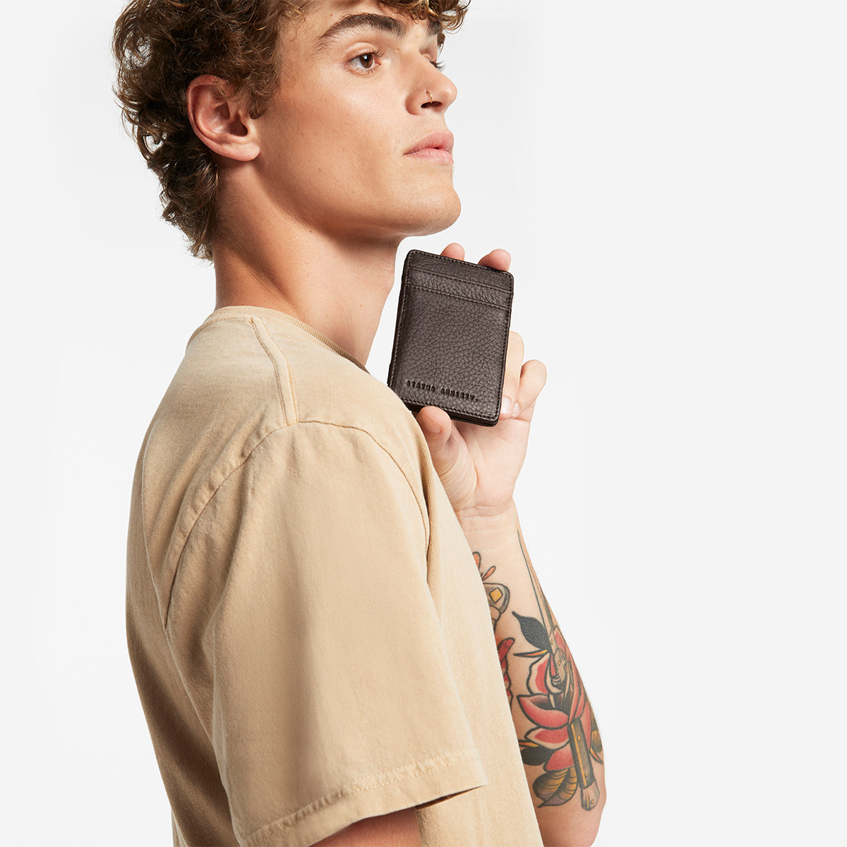 STATUS ANXIETY Flip Wallet chocolate