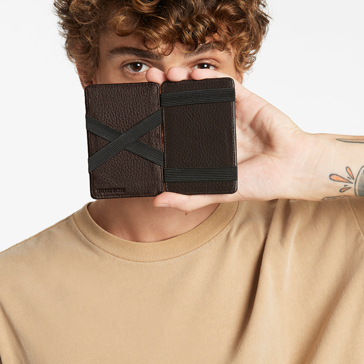 STATUS ANXIETY Flip Wallet chocolate