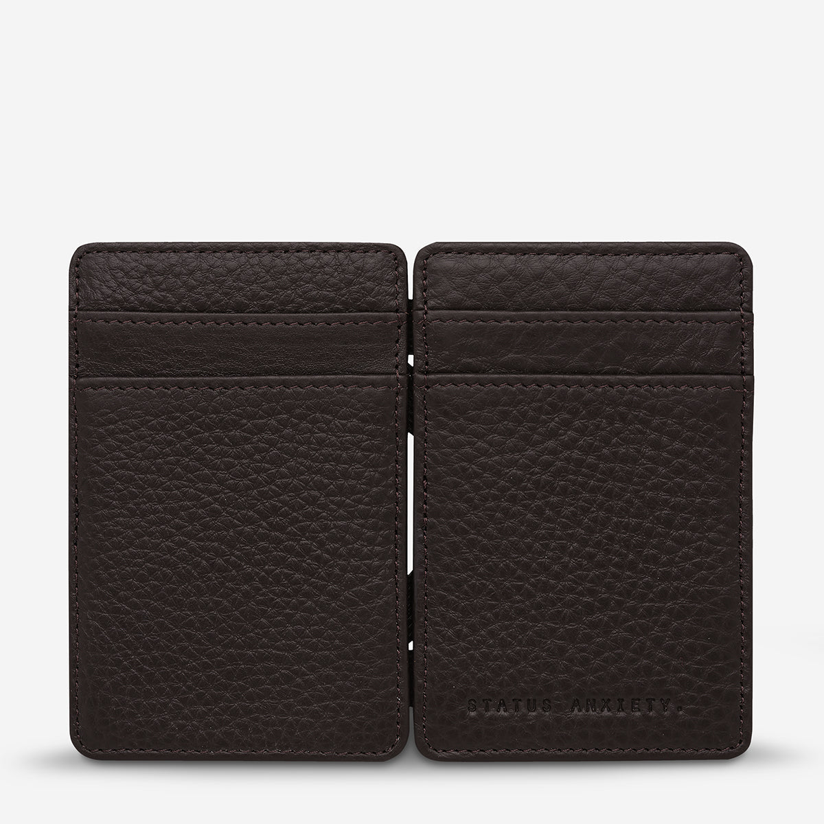 STATUS ANXIETY Flip Wallet chocolate