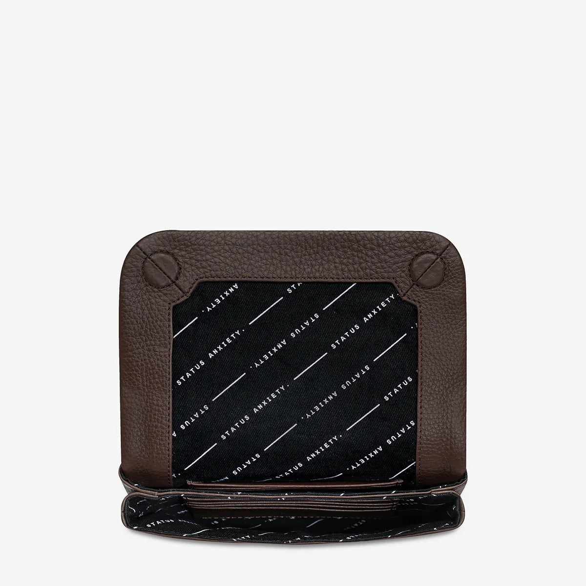 STATUS ANXIETY Impermanent Wallet cocoa