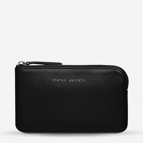 STATUS ANXIETY Smoke and Mirrors Black Wallet