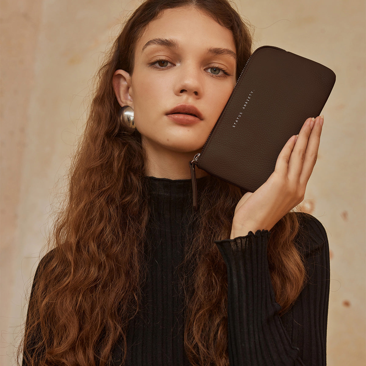 STATUS ANXIETY Smoke and Mirrors Wallet Cocoa